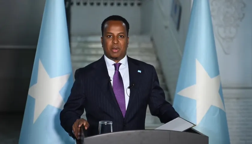 El Ministro de Asuntos Exteriores y Cooperación Internacional de Somalia, Abdisalam Abdi Ali.