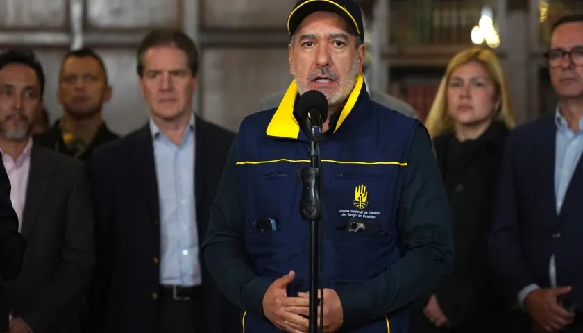 El director de la Unidad Nacional de Gestión del Riesgo de Desastres (UNGRD), Daniel Tamayo.
