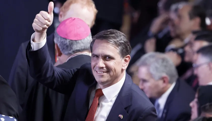Todd Blanche en la investidura de Abelardo De La Espriella.