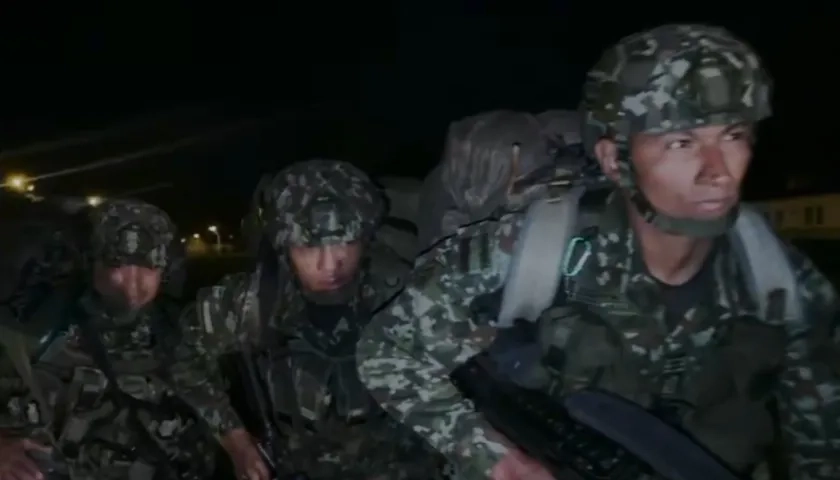 Tropas del Ejército.