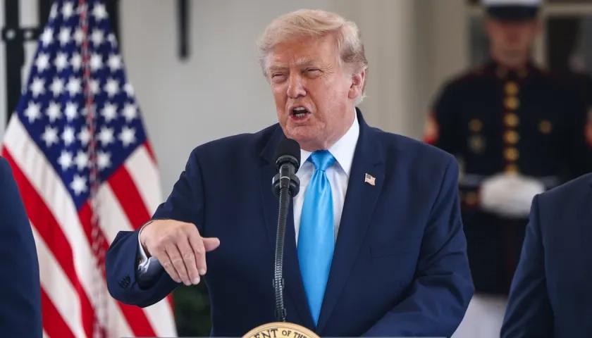 El presidente de Estados Unidos, Donald Trump.