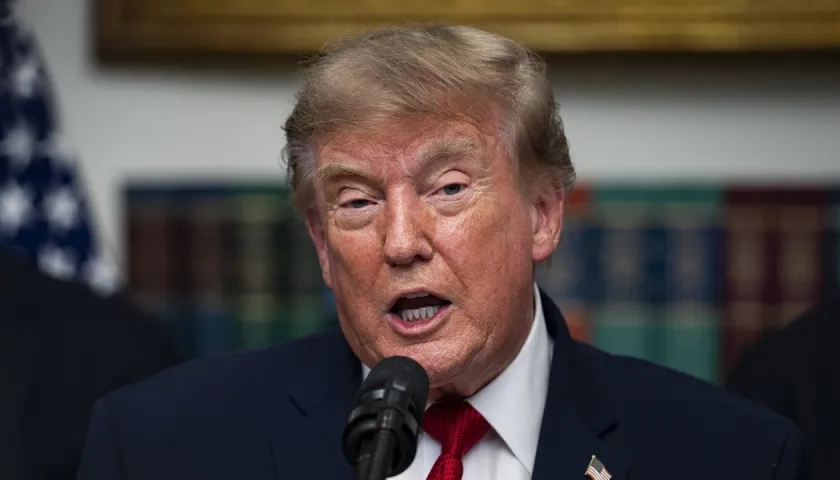 El presidente de Estado Unidos, Donald Trump.