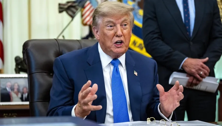 Donald Trump, presidente de los Estados Unidos.