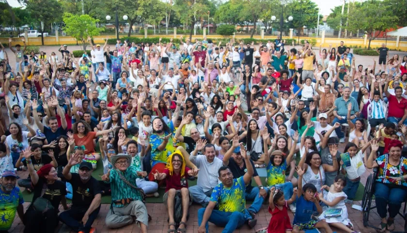 Unos de los shows de El Caribe Cuenta, en la Aduana.