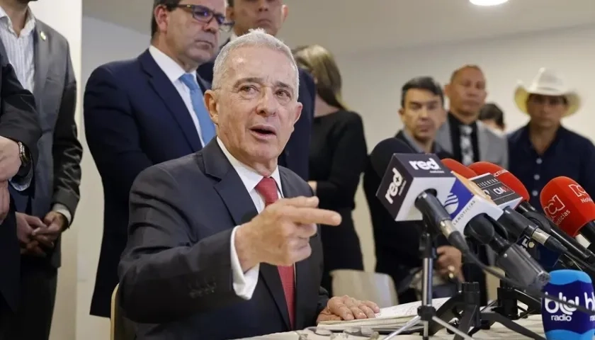 El expresidente de la República, Álvaro Uribe Vélez.