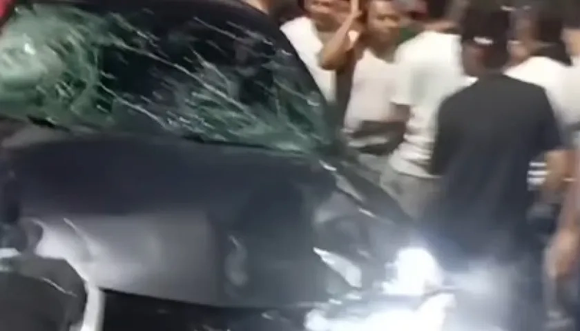 Vehículo que protagonizó el accidente.