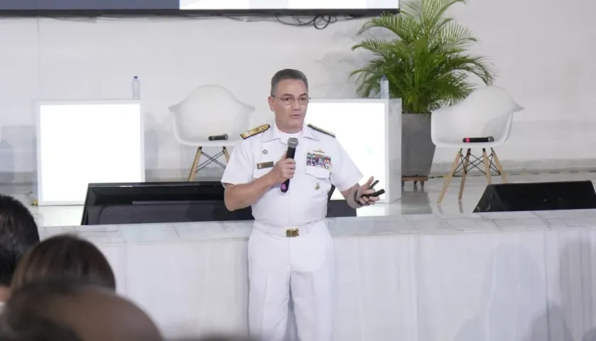 Vicealmirante Carlos Oramas, Comandante Fuerza Naval del Caribe.
