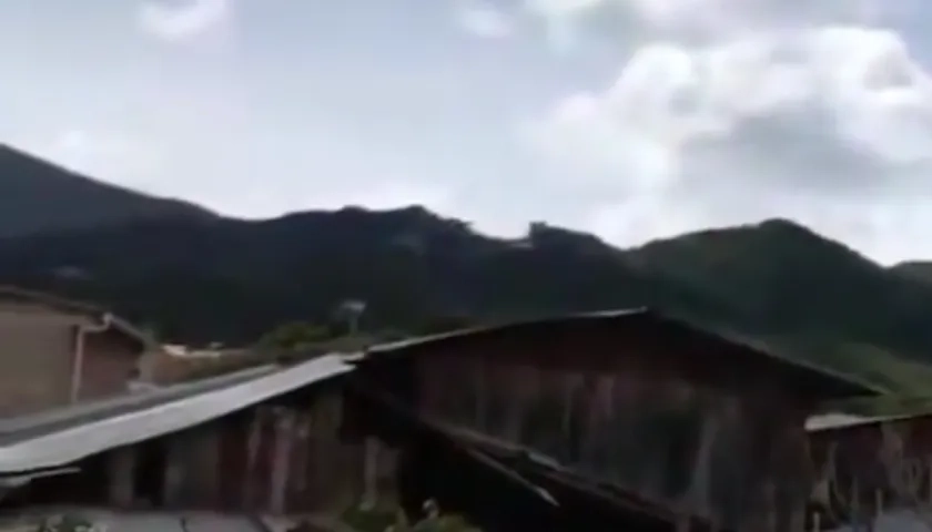 Zona de combate en el Cauca