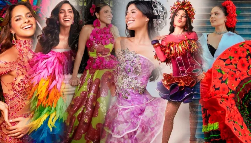Salwa Maloof Habib, Tasha Ghisays Hoyos, Christina Robayo Durán, Valentina Marino Casas, Alexa Sabagh Bendeck, Adjany Kaplan Barraza. 