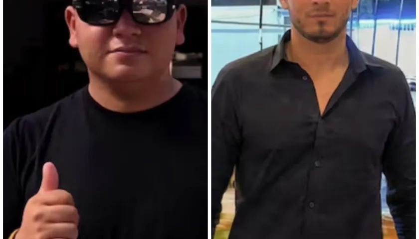 John Sebastián Álvarez Olarte y Jhoan Santiago González Villanova.