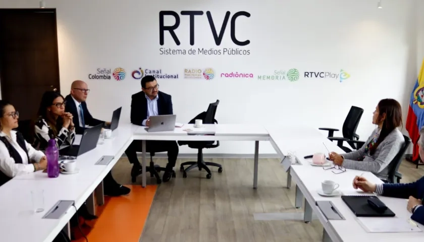 Visita de la Contraloría en RTVC.
