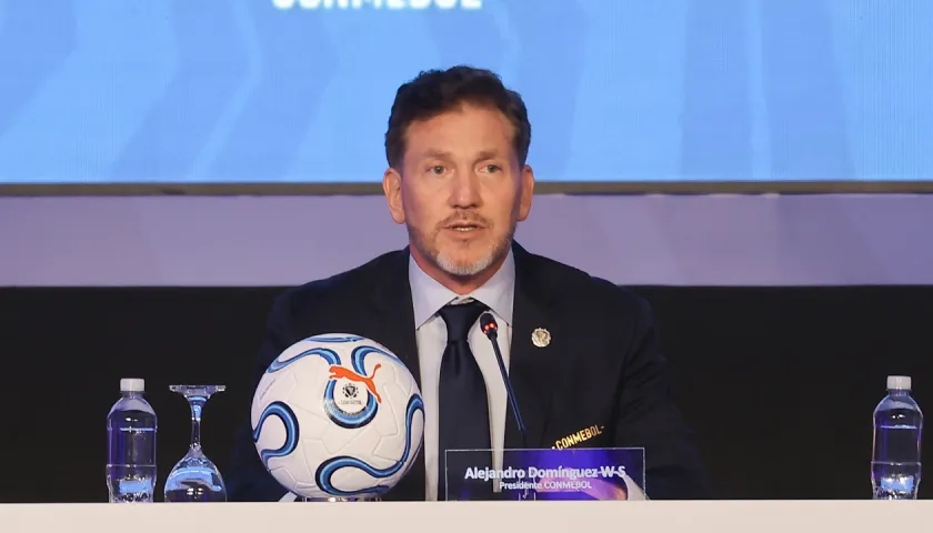 Alejandro Domínguez, presidente de la Conmebol. 