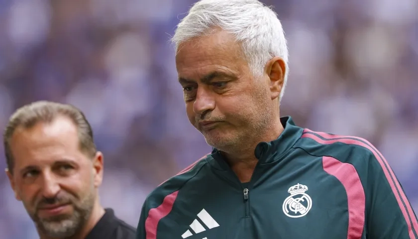 José Mourinho, entrenador del Real Madrid.