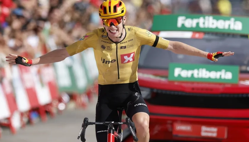 El noruego Andreas Leknessund, ganador de la séptima etapa de la Vuelta a España.