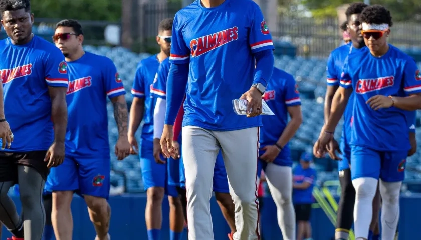 Jaime Del Valle, mánager de Caimanes de Barranquilla. 