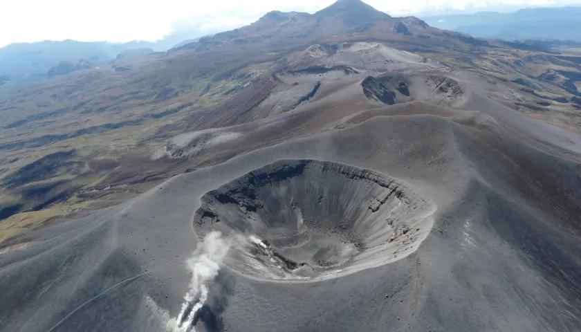 Volcán Puracé, en Cauca.