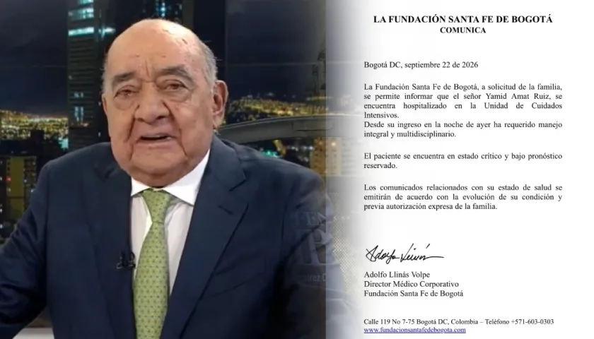 Yamit Amat y el comunicado publicado esta tarde.