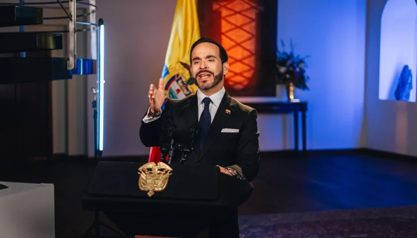El Presidente de Colombia, Abelardo De La Espriella.
