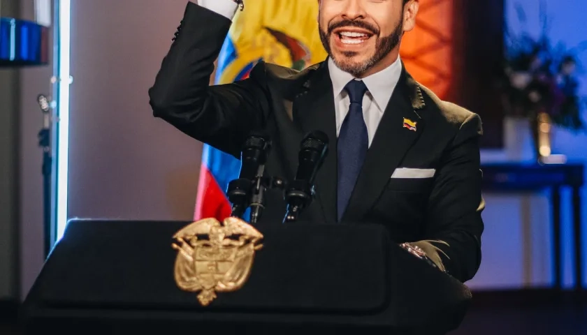 El Presidente Abelardo De La Espriella.