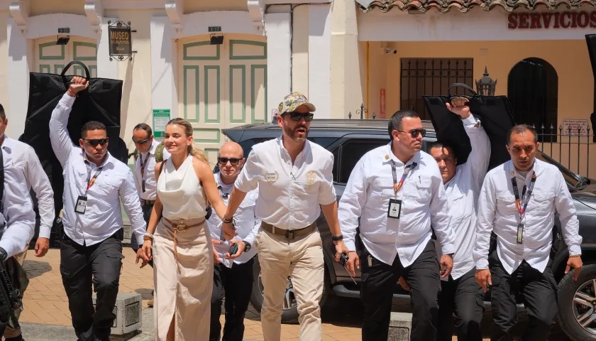 El Presidente visitando a Buga esta semana.