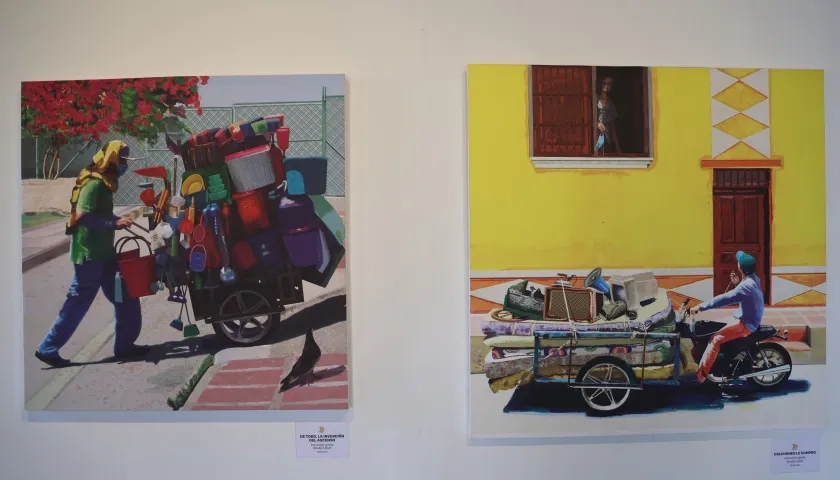 Fotografías que hacen parte de la exposición. 