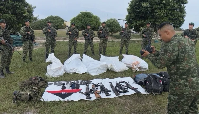 Abatidos del ELN.