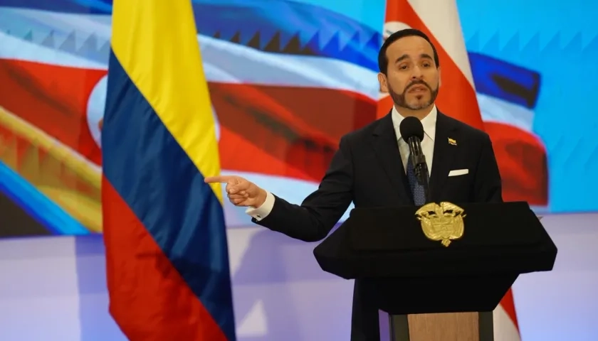 El Presidente Abelardo De La Espriella.