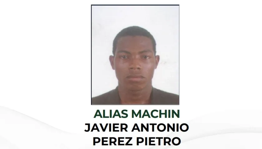 Javier Antonio Pérez Pietro, alias 'Machín'.