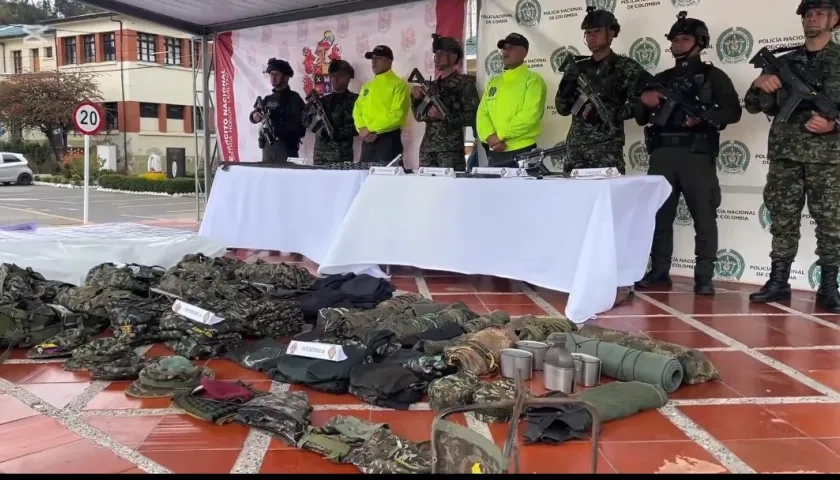 Armamento incautado