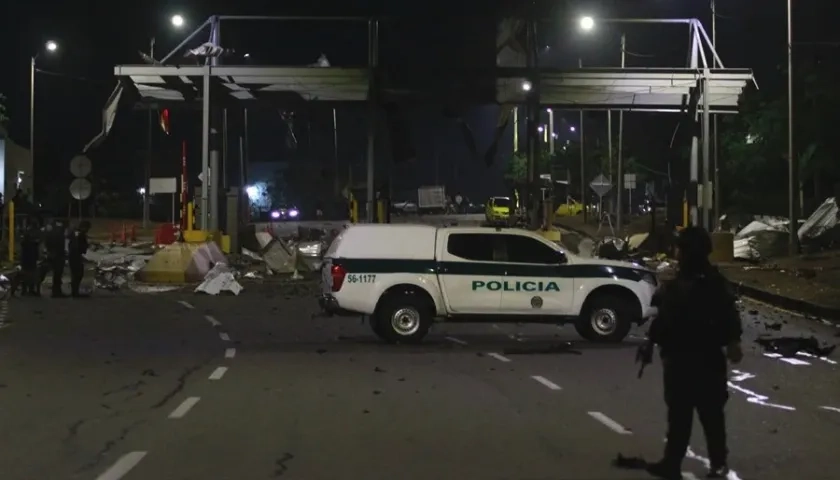 Imagen de un ataque peaje de Cúcuta.