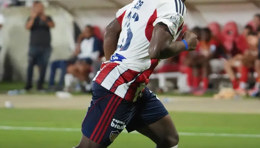 La celebración de Déiber Caicedo.