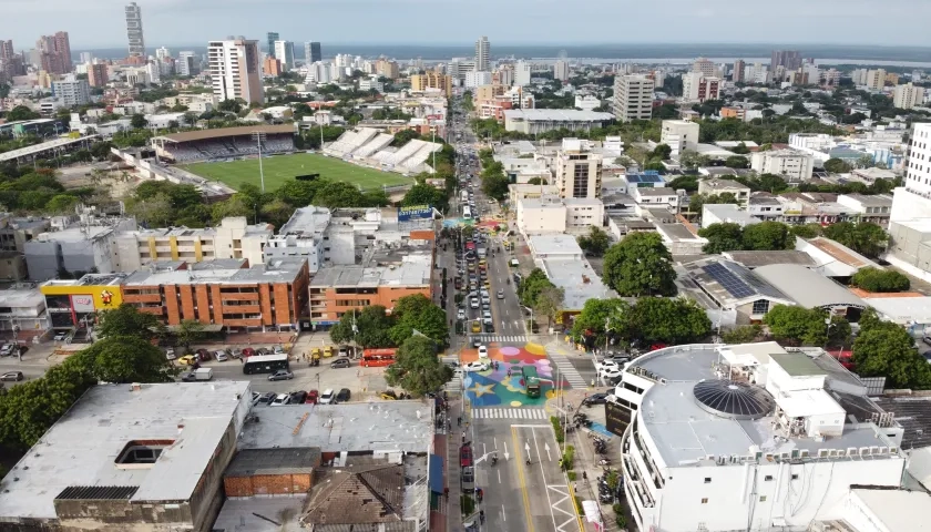 Calle 72 entre carrera 41 B y 46