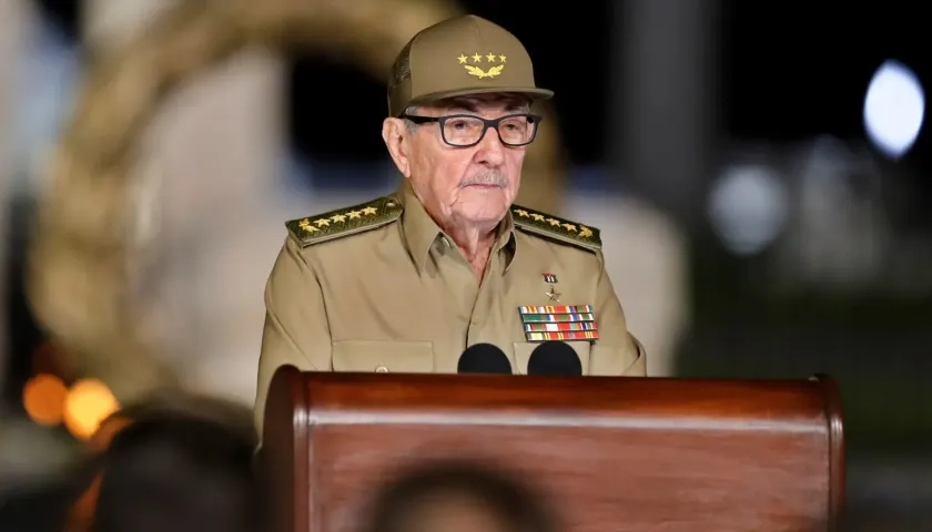 El expresidente cubano Raúl Castro.