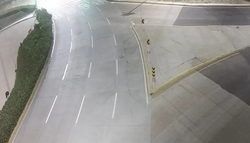 Imagen del accidente.