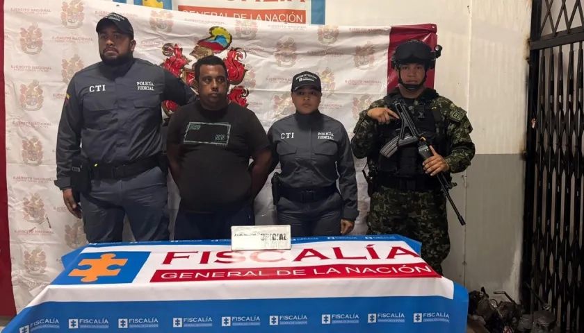  Edgar Jair Aguilar Soto tras entregarse en abril de 2025. 