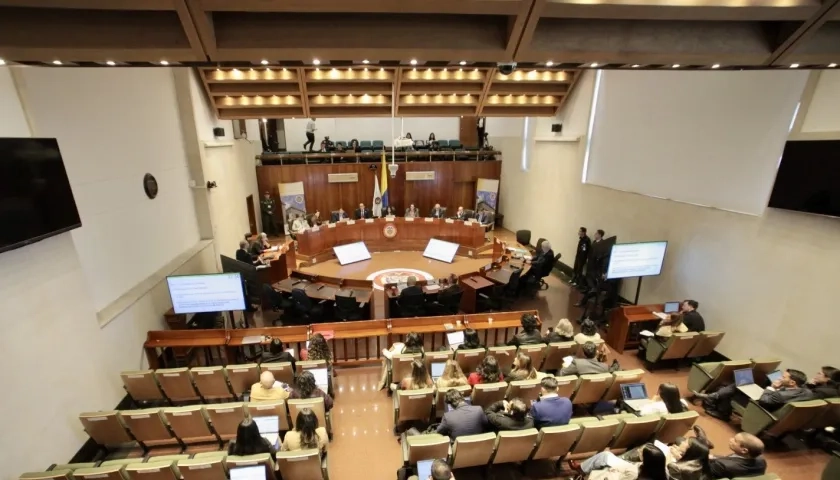 Sala plena de la Corte Constitucional.