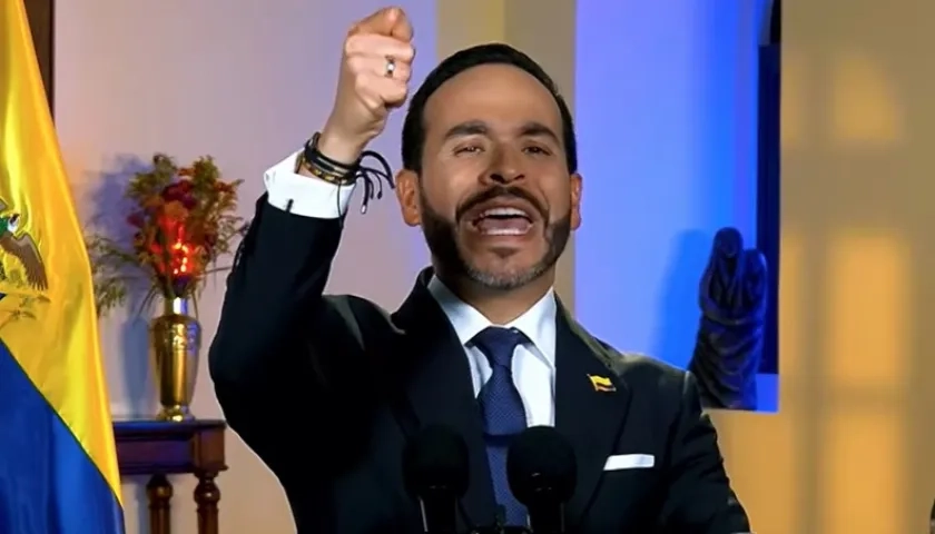 El Presidente Abelardo De La Espriella.
