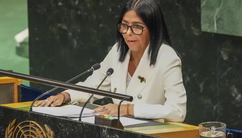 Delcy Rodríguez, presidenta encargada de Venezuela.