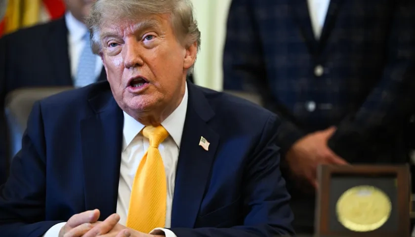 Donald Trump, presidente de Estados Unidos.