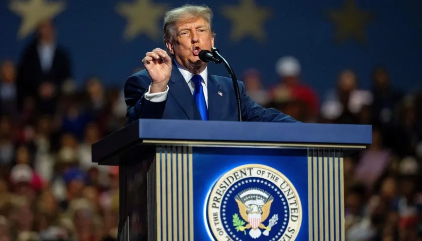 Donald Trump, presidente de los Estados Unidos.