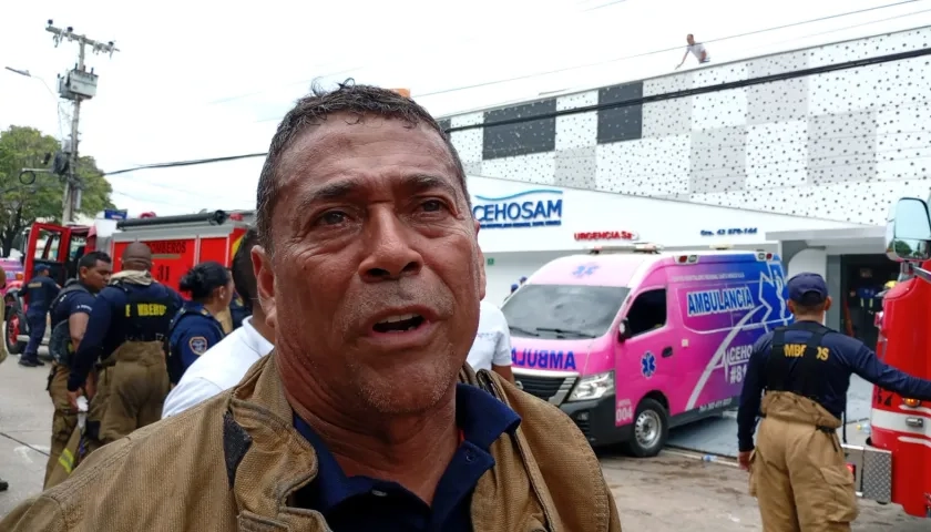 Edwin Pacheco, Comandante del Cuerpo de Bomberos de Barranquilla