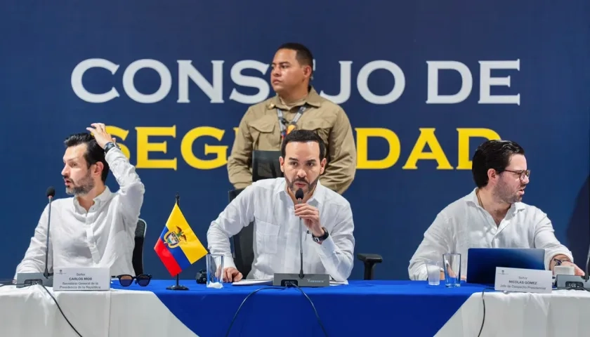 El Presidente Abelardo De La Espriella en el Consejo de Seguridad.