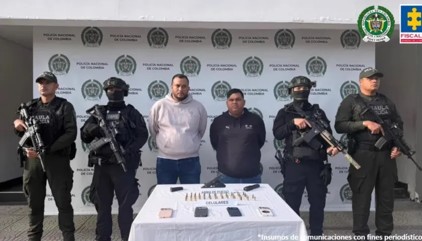 Richard José Espinal Quintero, alias ‘El Coti’, y Henderzon Adrián Villarroel Luque, alias ‘El Patón’.