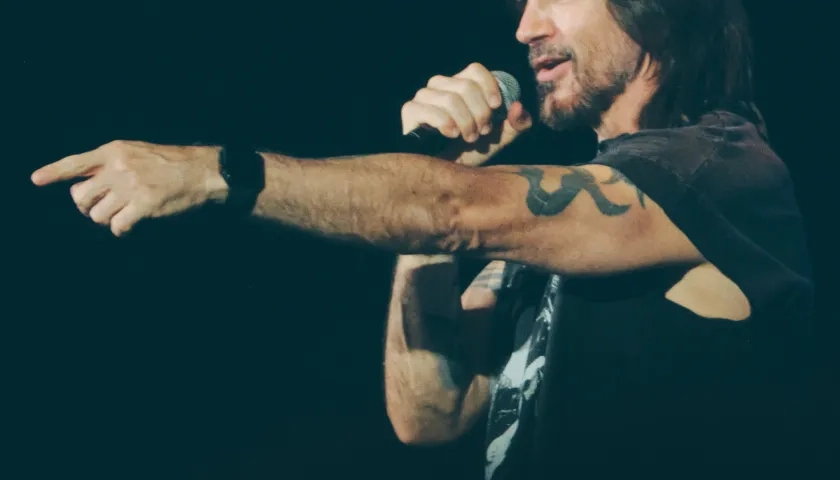 El cantante colombiano Juanes