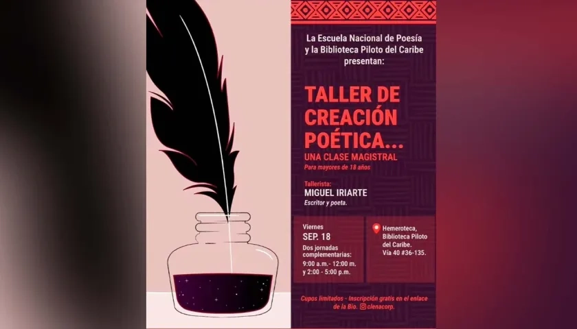 El evento será en la Hemeroteca de la Biblioteca Piloto del Caribe.