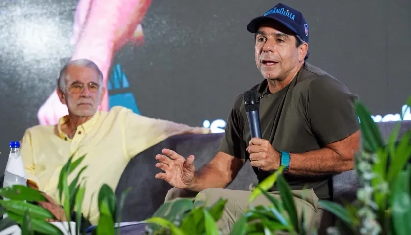 El gobernador Eduardo Verano y el alcalde Alejandro Char.