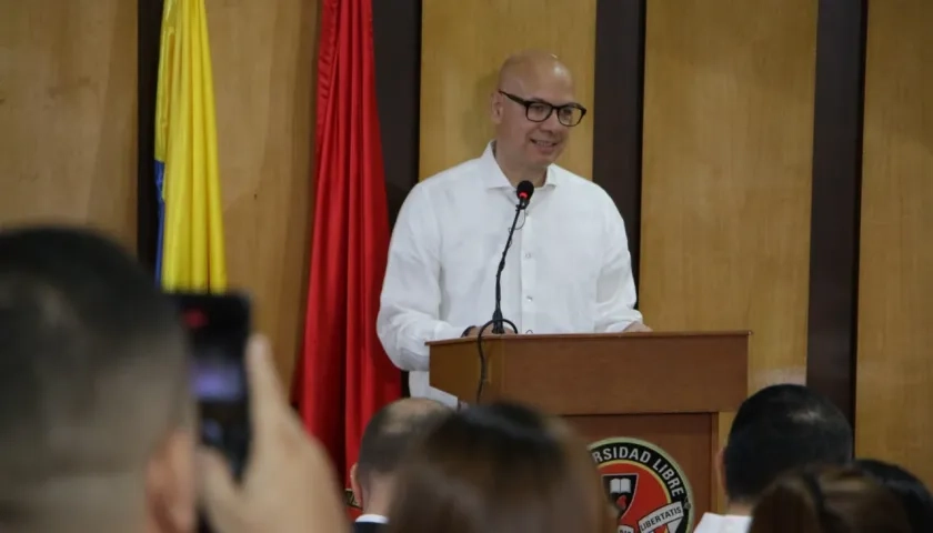 El magistrado Iván Mauricio Lenis, presidente de la Corte Suprema.