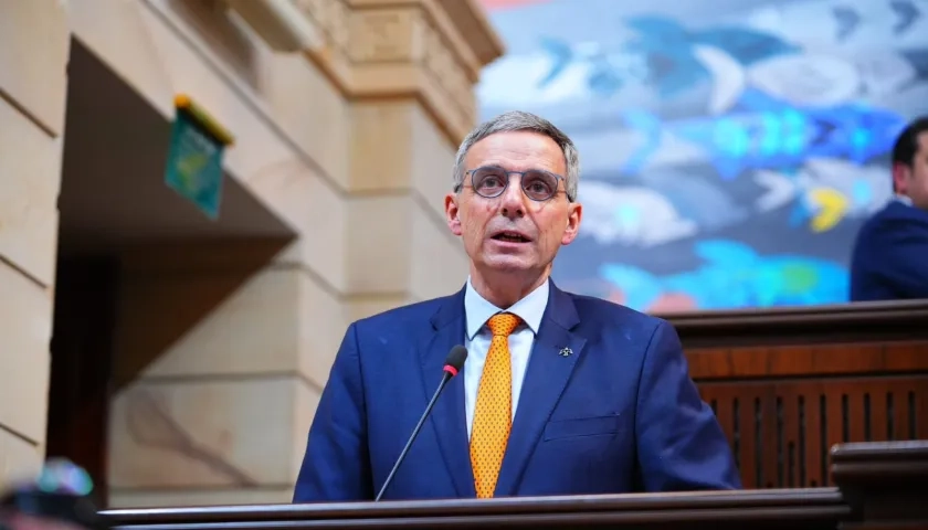 El ministro de Hacienda, Miguel Gómez Martínez. 