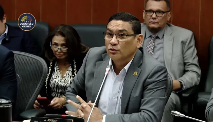 El senador Didier Lobo.