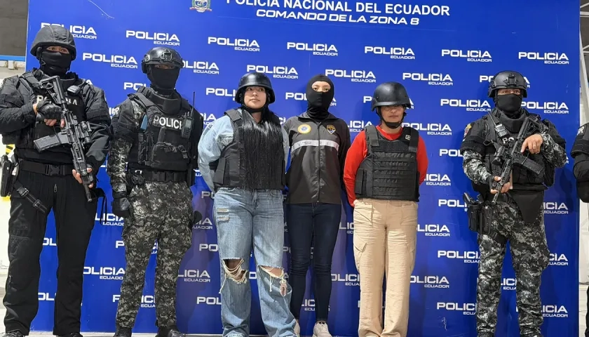 La esposa y la hija de alias 'Fito'.
